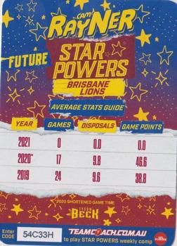 2022 AFL TeamCoach - Star Powers Team #SP-08 Cam Rayner Back